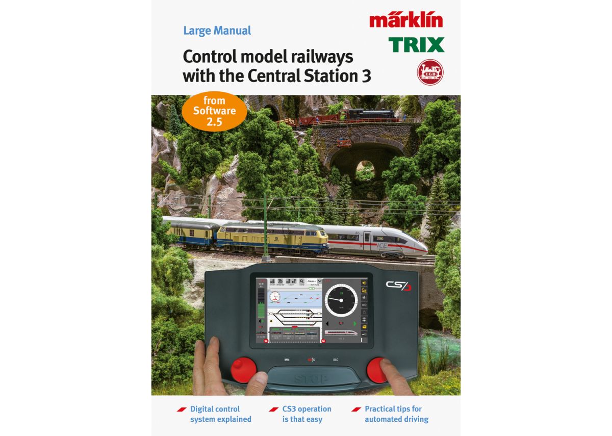 Märklin H0 (1:87) 003094 - Modelleisenbahn Ratgeber "Digital-Steuerung mit der Märklin Central Station 3", englisch | Modellbahn | Modelleisenbahn