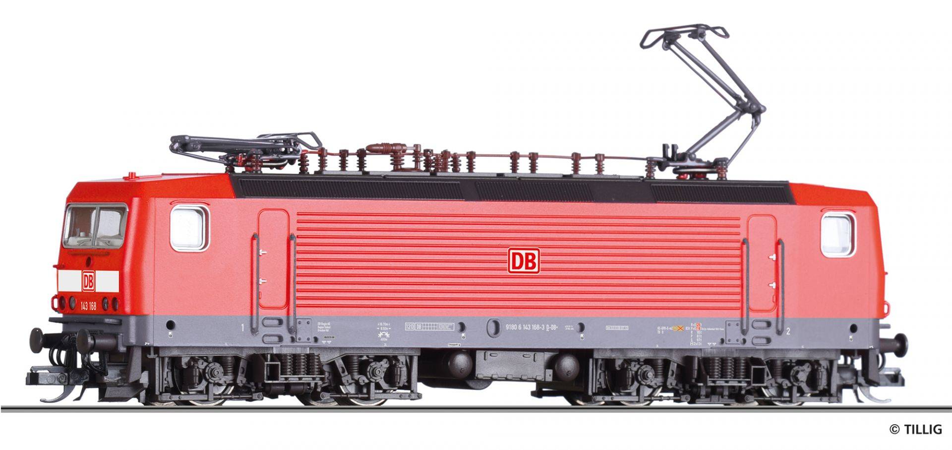 Tillig TT 04350 - Elektrolokomotive BR 143 der DB AG, Ep. VI | Modellbahn | Modelleisenbahn