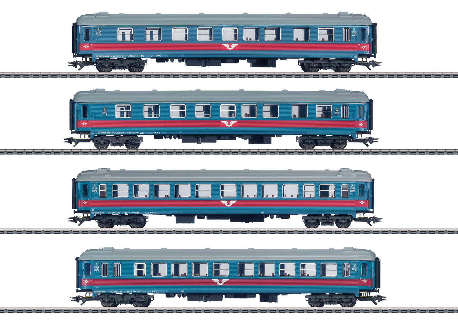 Märklin H0 (1:87) 043789 - Schnellzugwagen-Set | Modellbahn | Modelleisenbahn