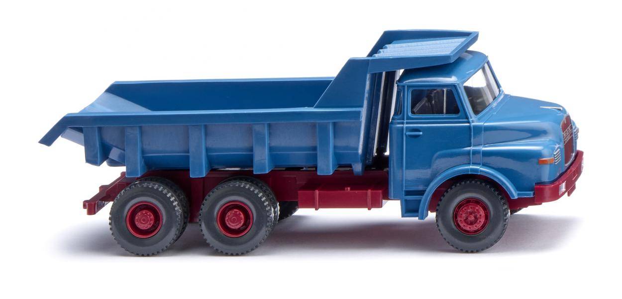 Wiking H0 (1:87) 067002 - Muldenkipper (MAN) - brillantblau | Modellbahn | Modelleisenbahn