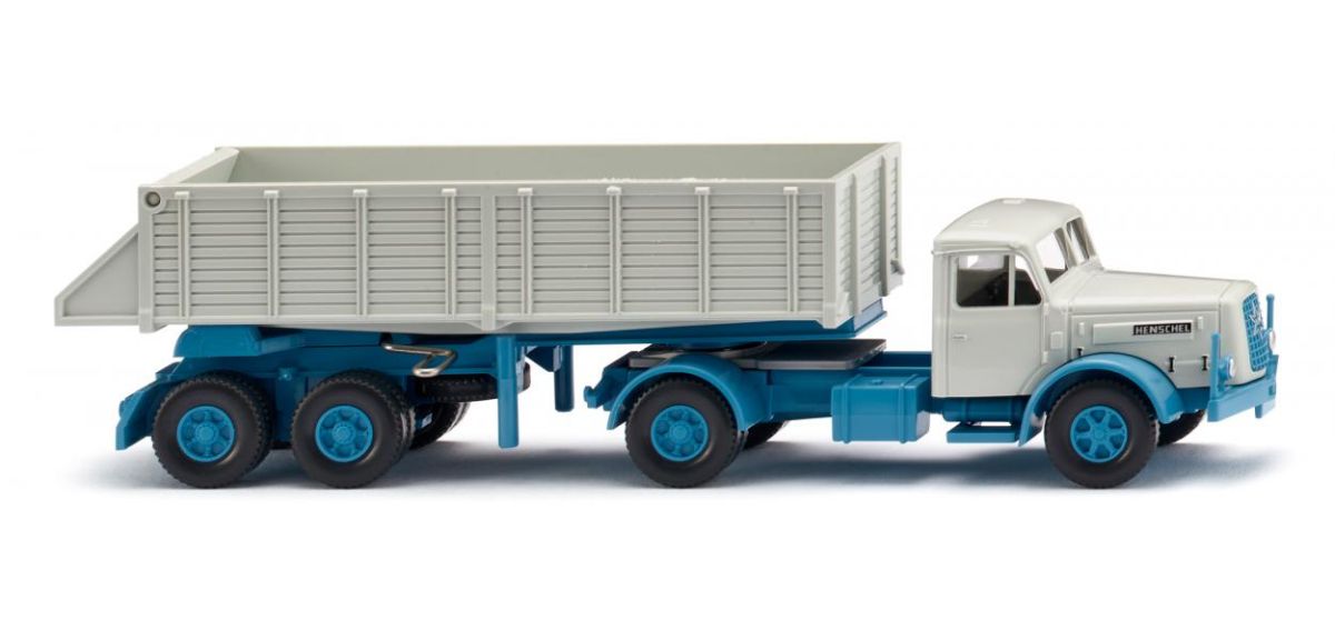 Wiking H0 (1:87) 067711 - Hinterkippersattelzug (Henschel) - | Modellbahn | Modelleisenbahn