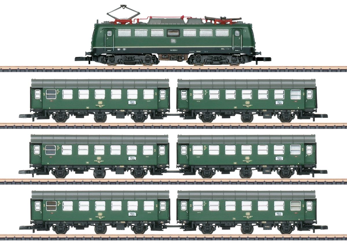 Märklin Z 081304 - Zugpackung "Ferienreisezug" mit BR 140 | Modellbahn | Modelleisenbahn