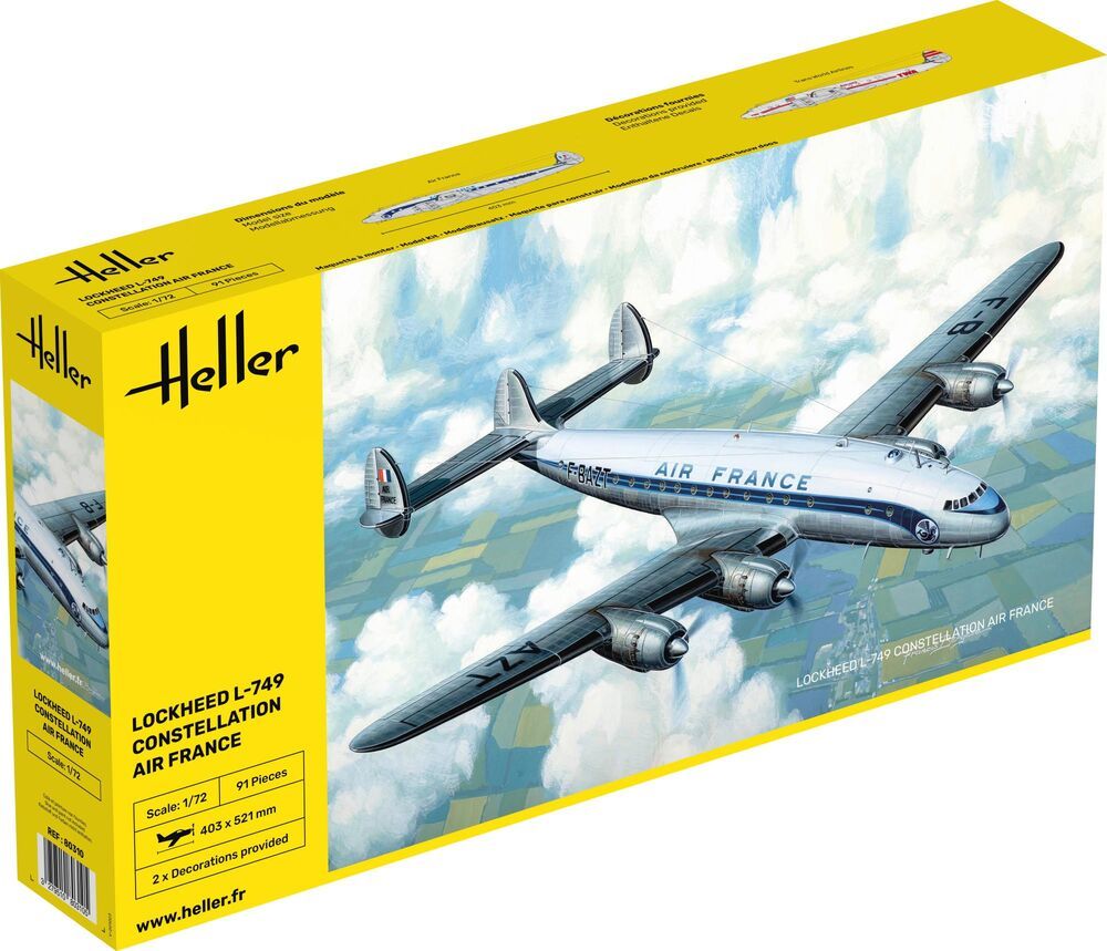 Heller 80310 - L-749 Constellation A.F. in 1:72 | Modellbau