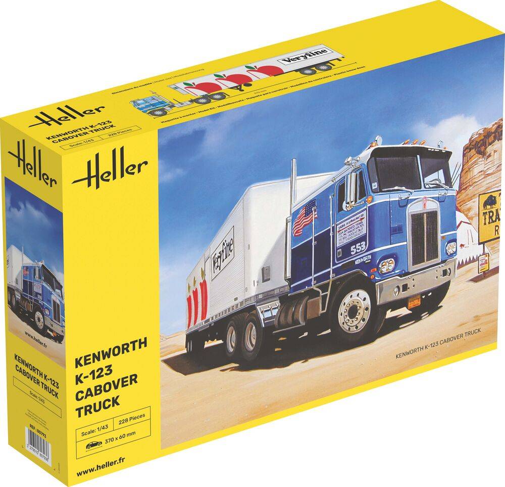 Heller 80793 - Kenworth K-123 Cabover Truck | Modellbau