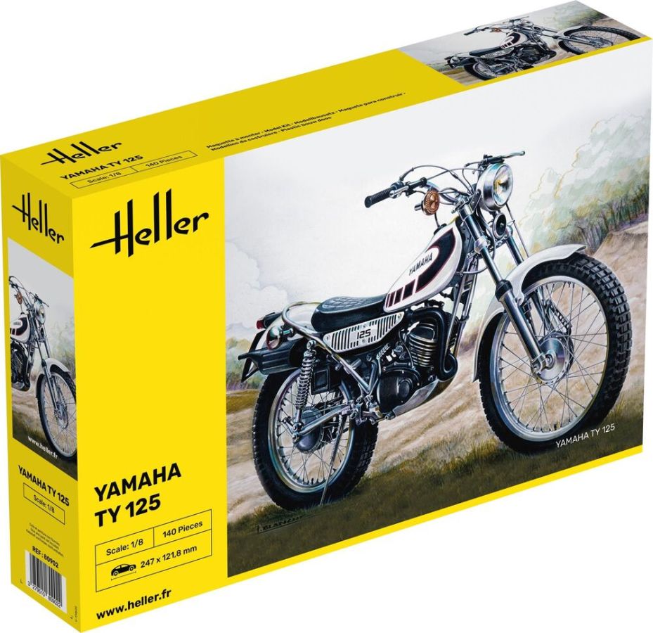 Heller 80902 - Yamaha TY 125 in 1:8 | Modellbau