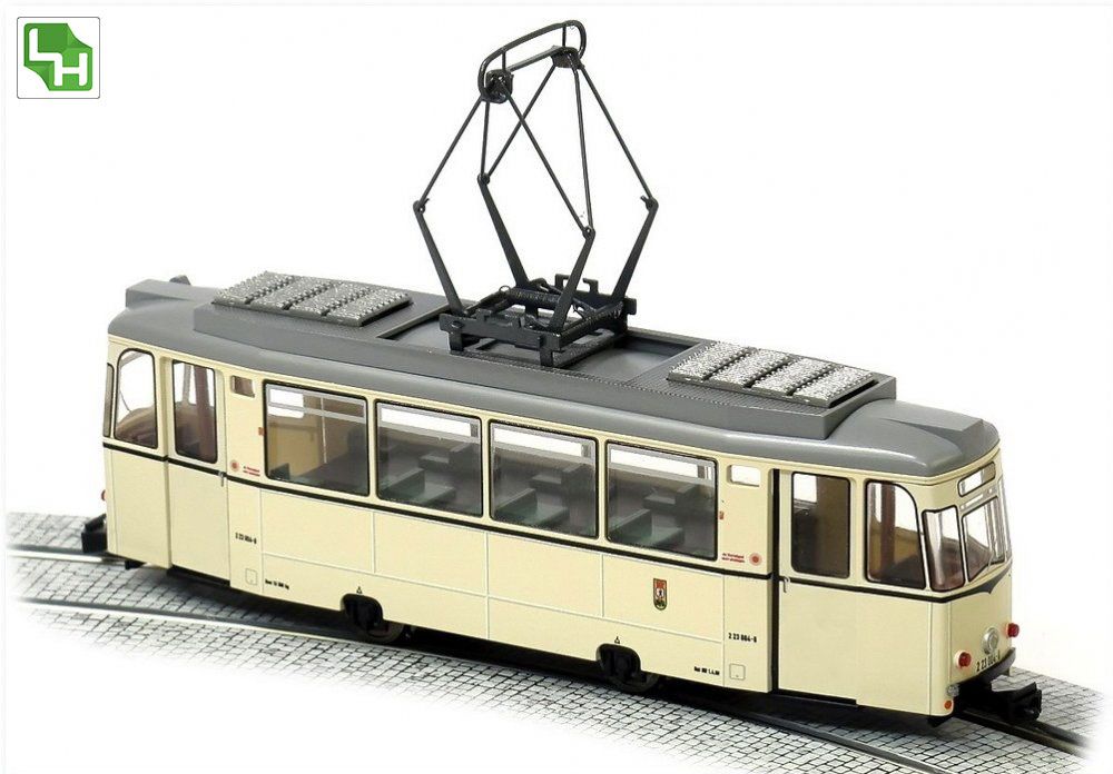 Halling H0 (1:87) REK-BZ4-S - Reko-Triebwagen Berlin ZR Nr. 223004-8, creme, Standmodell | Modellbahn | Modelleisenbahn