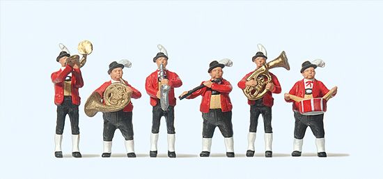 Preiser H0 (1:87) 10207 - H0 Tiroler Trachtenkapelle | Modellbahn | Modelleisenbahn