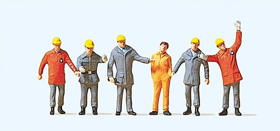 Preiser H0 (1:87) 10458 - H0 THW-Helfer um 1990 | Modellbahn | Modelleisenbahn