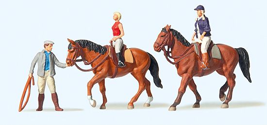 Preiser H0 (1:87) 10502 - H0 Auf dem Reiterhof | Modellbahn | Modelleisenbahn