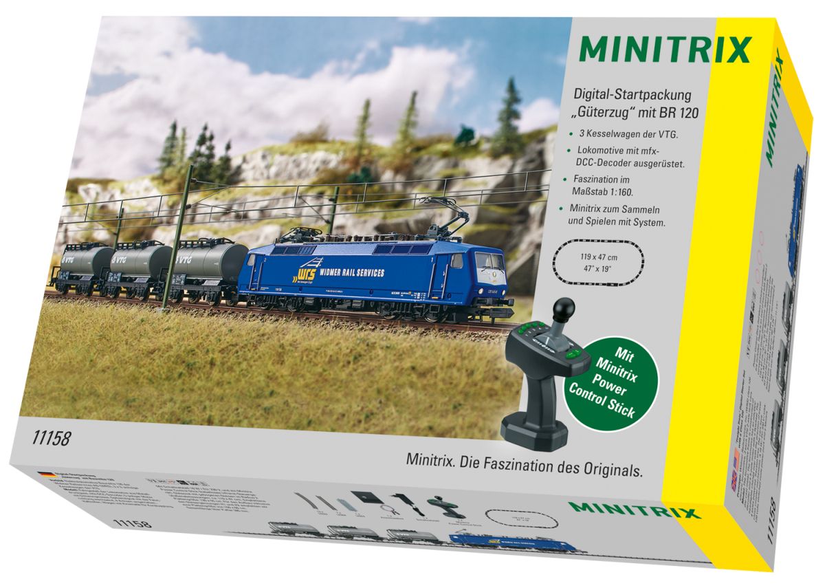 Trix N T11158 - Digital-Startpackung "Güterzug" mit Baureihe 120 | Modellbahn | Modelleisenbahn