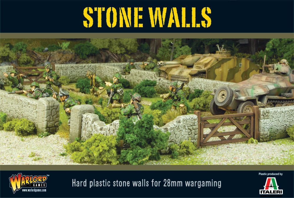Warlord Games WG-TER-38 - Stone Walls plastic boxed set | Tabletop