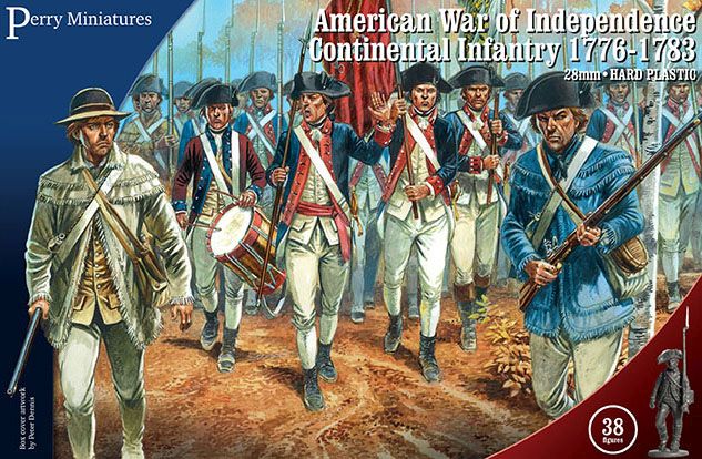 Perry Miniatures AW250 - Independence Continental Infantry | Tabletop