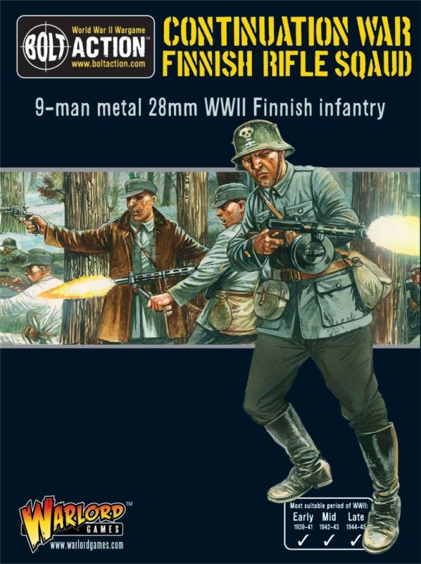 Warlord Games WGB-FN-02 - Finnish Infantry Squad | Tabletop