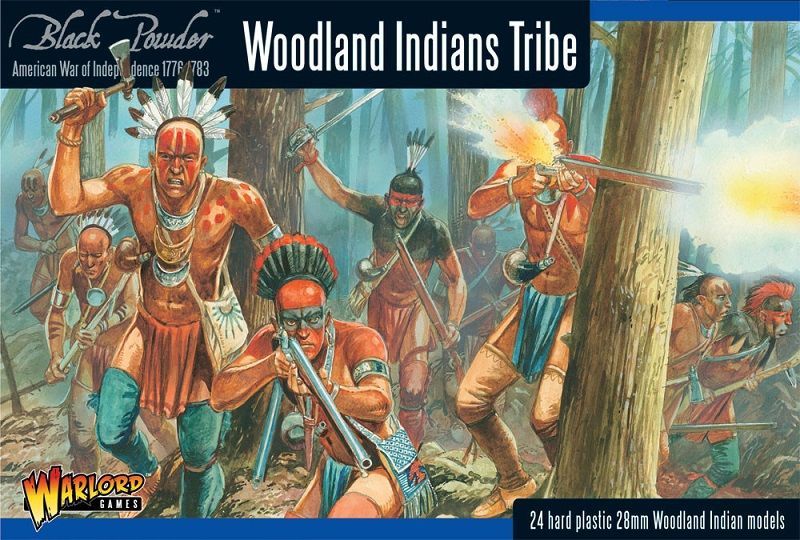 Warlord Games 302015501 - Woodland Indians (Plastic Box) | Tabletop