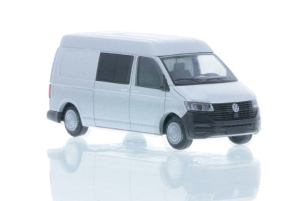 Rietze H0 (1:87) 11630 - Volkswagen T6.1 Halbbus LR MD reflexsilber, 1:87 | Modellbahn | Modelleisenbahn
