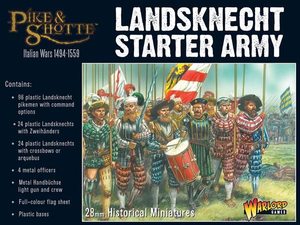 Warlord Games 209916002 - Landsknecht Starter Army | Tabletop