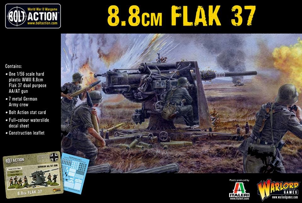 Warlord Games 402012026 - Flak 37 8.8cm | Tabletop