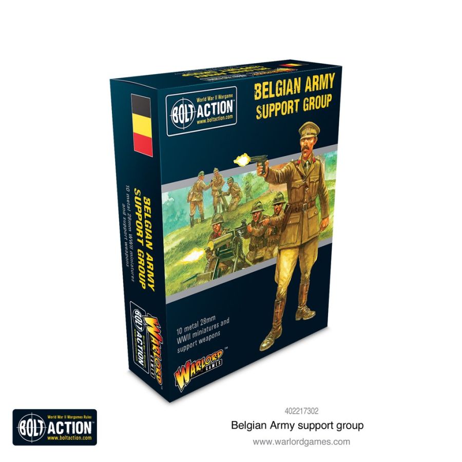 Warlord Games 402217302 - Belgian Army Support Group | Tabletop