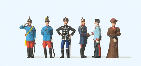 Preiser H0 (1:87) 12185 - H0 K.WilhelmII+K.Franz Joseph | Modellbahn | Modelleisenbahn