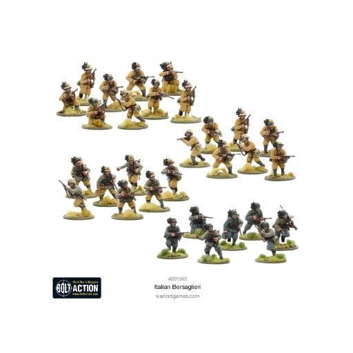 Warlord Games 402015802 - Italian Bersaglieri plastic boxed | Tabletop