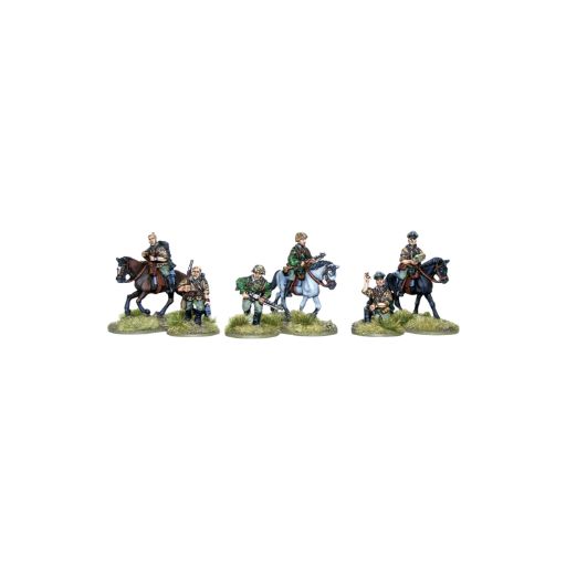 Warlord Games WGB-LSS-14 - Waffen-SS Cavalry NCO & LMG team | Tabletop