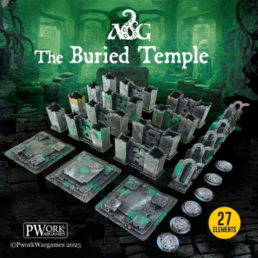 PWork Wargames GALTAR00110 - Altar Dead Gods - Buried Temple | Tabletop