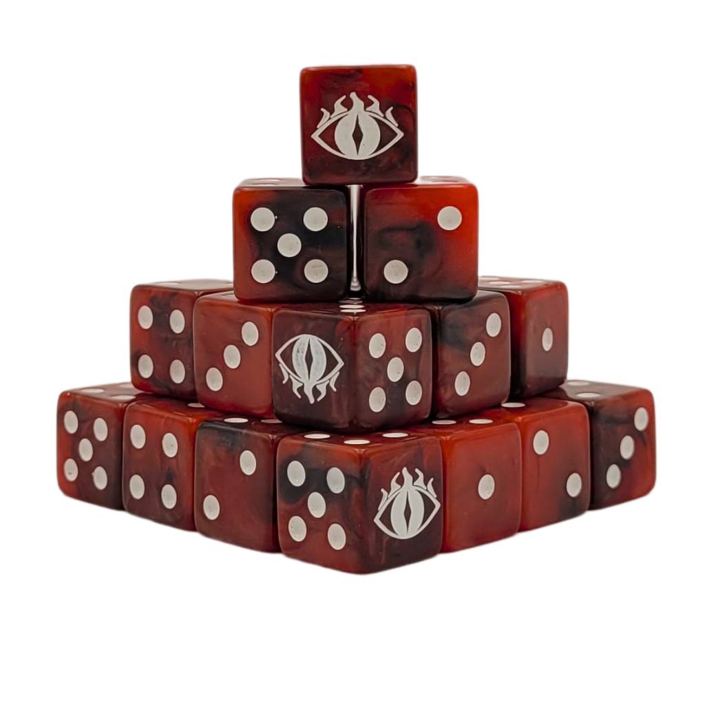 Baron of Dice LSOLE-011-SQ - Evil Eye Square 16mm | Tabletop