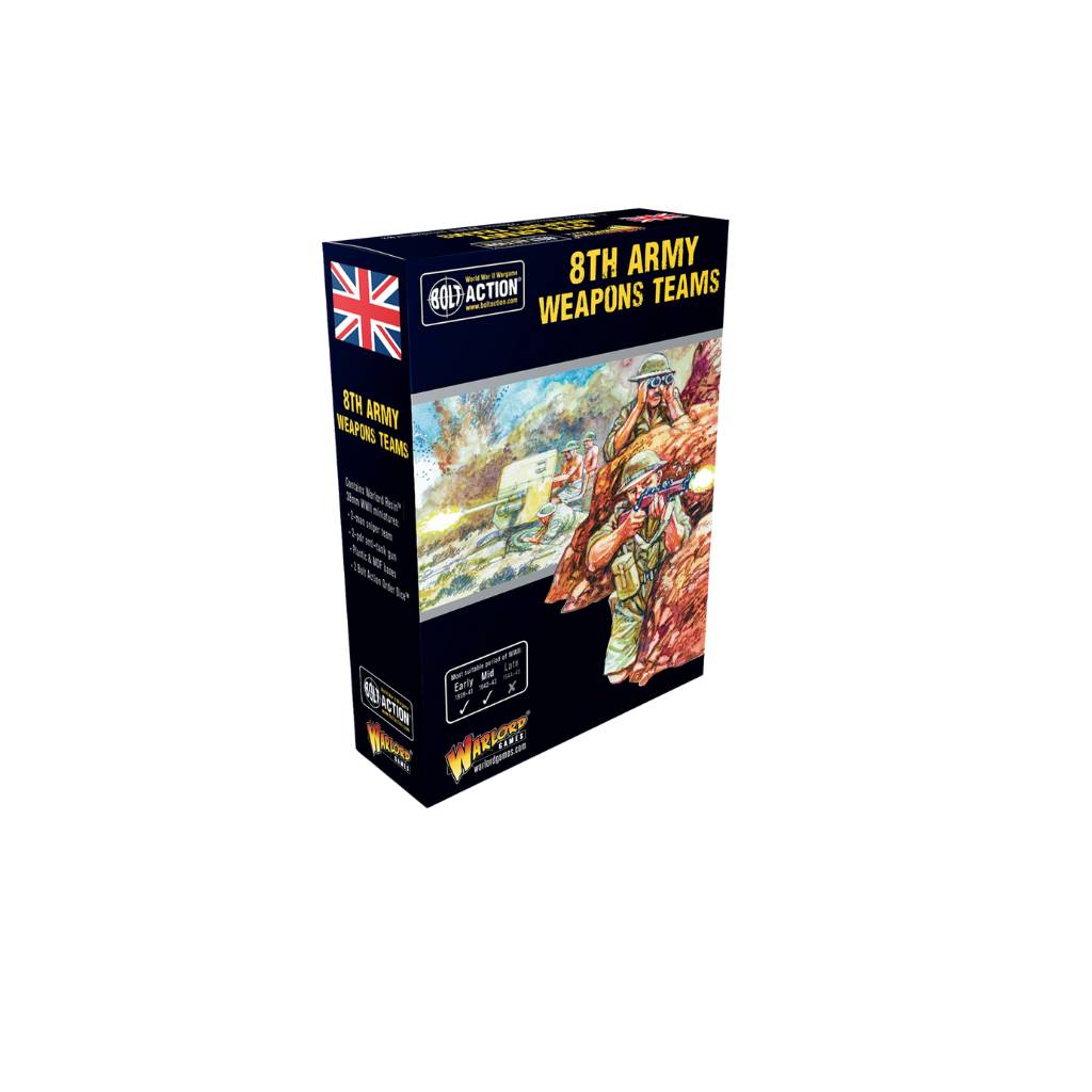Warlord Games 402211013 - 8th Army Weapons Teams | Tabletop