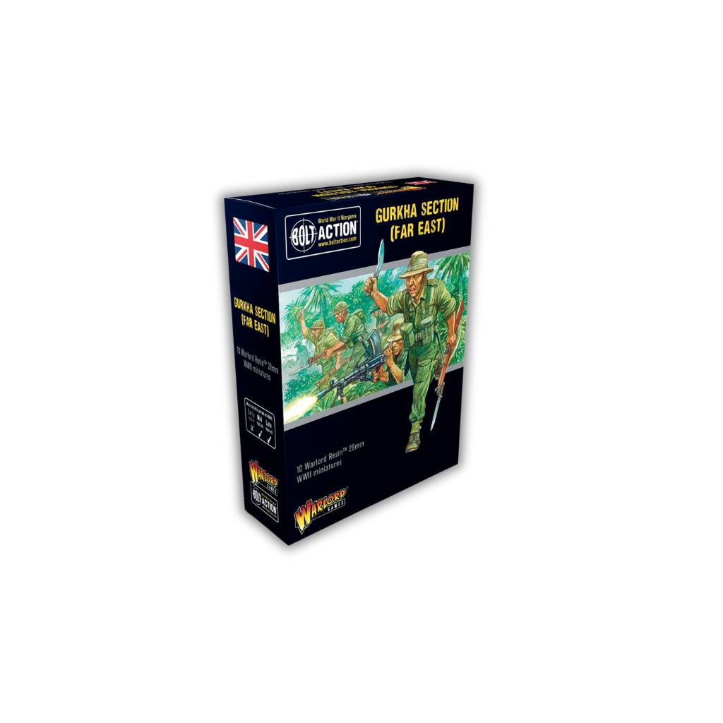 Warlord Games 403011115 - Gurkha Section (Far East) | Tabletop