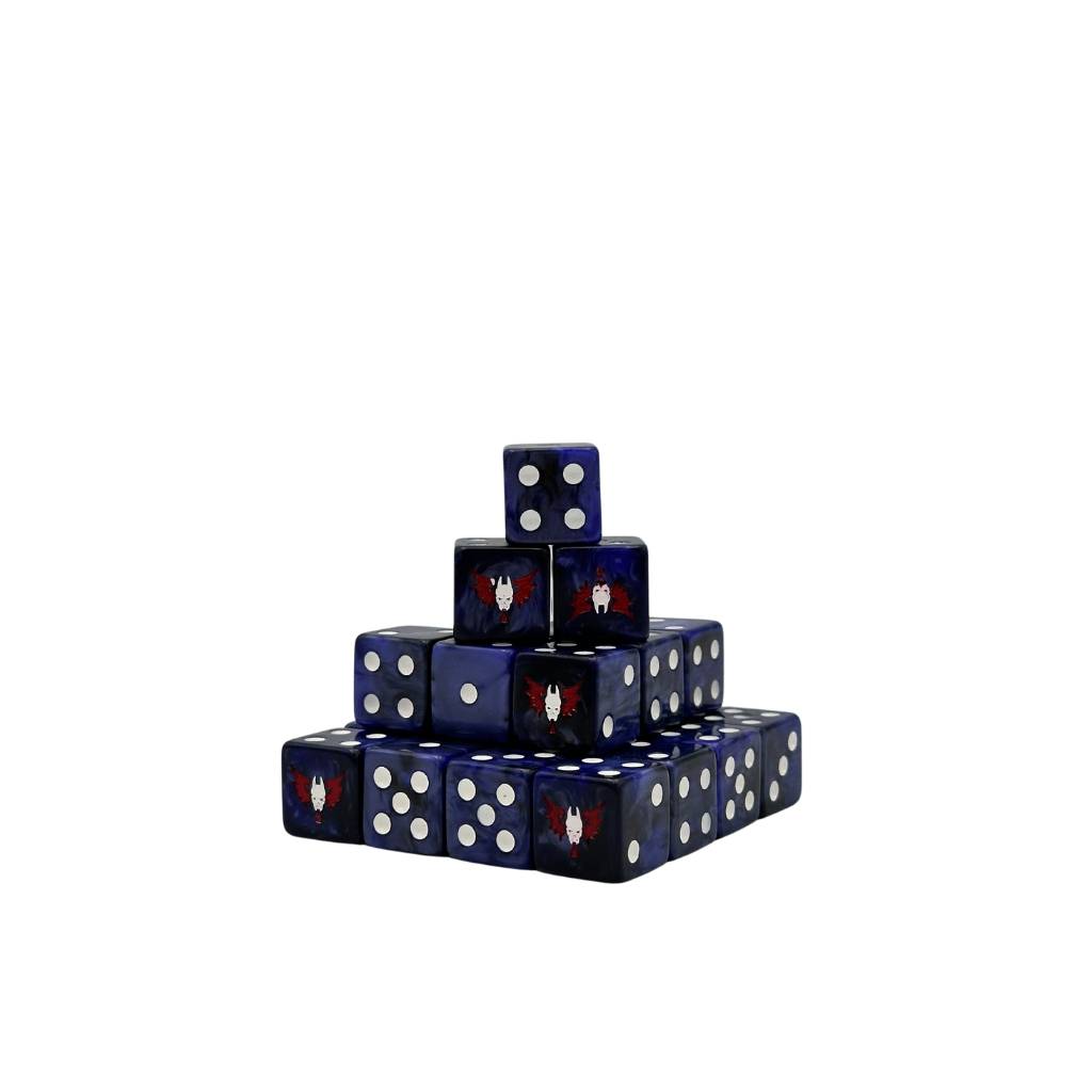 Baron of Dice CHAOS-NL-01-SQ - Lords of the Night Dice 16mm SQ | Tabletop