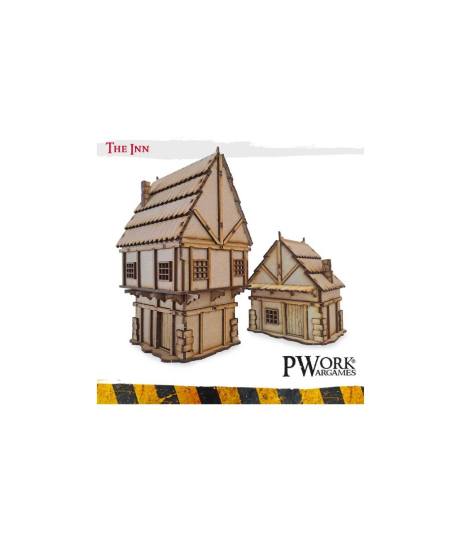PWork Wargames TS01020MDF - MDF Terrain The Inn | Tabletop