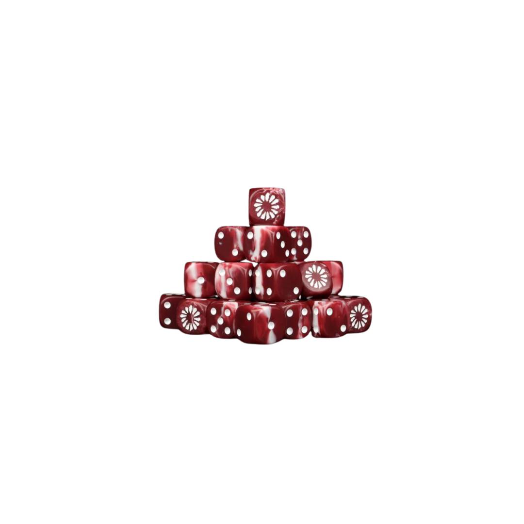 Baron of Dice FAN-OGR-01-RD - Bloody Maw Dice 16mm Round | Tabletop