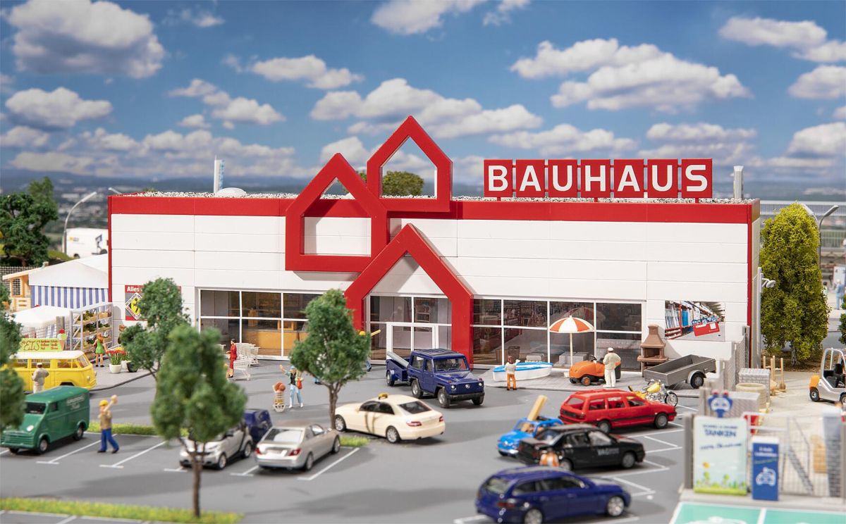 Faller H0 (1:87) 130889 - Baumarkt, Reliefmodell Systembau Modellbahn