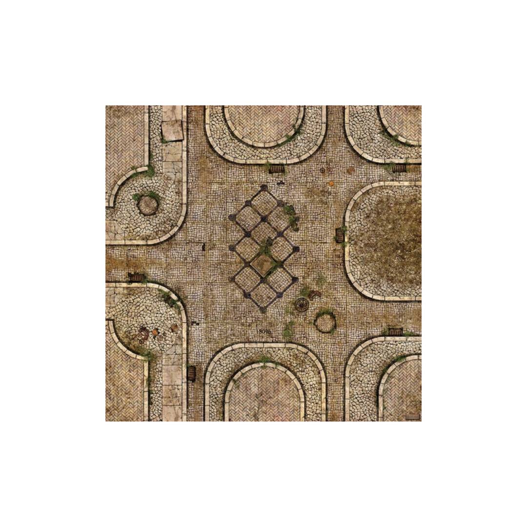 Playmats.eu C049-R - Neoprene Mat Gates of Menoth 4x4 | Tabletop