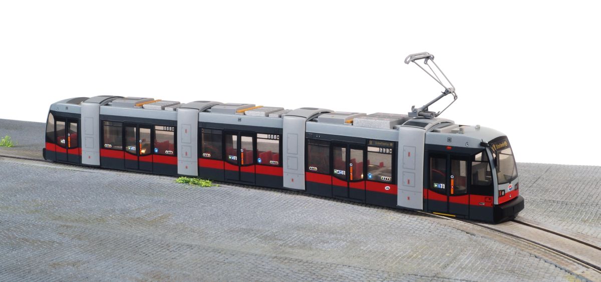 Halling H0 (1:87) ULF-WA5-004-M - ULF Typ A Nr. 4, Wien, 5-tlg., mit Antrieb | Modellbahn | Modelleisenbahn