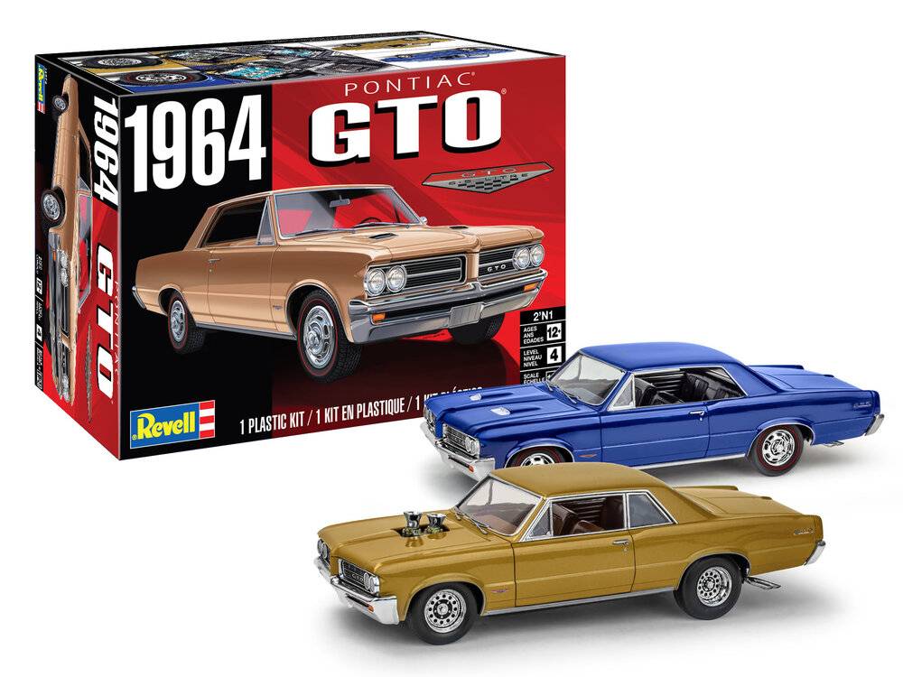 Revell 14574 - 64 Pontiac GTO 2N1 Revell Modellbausatz | Modellbau