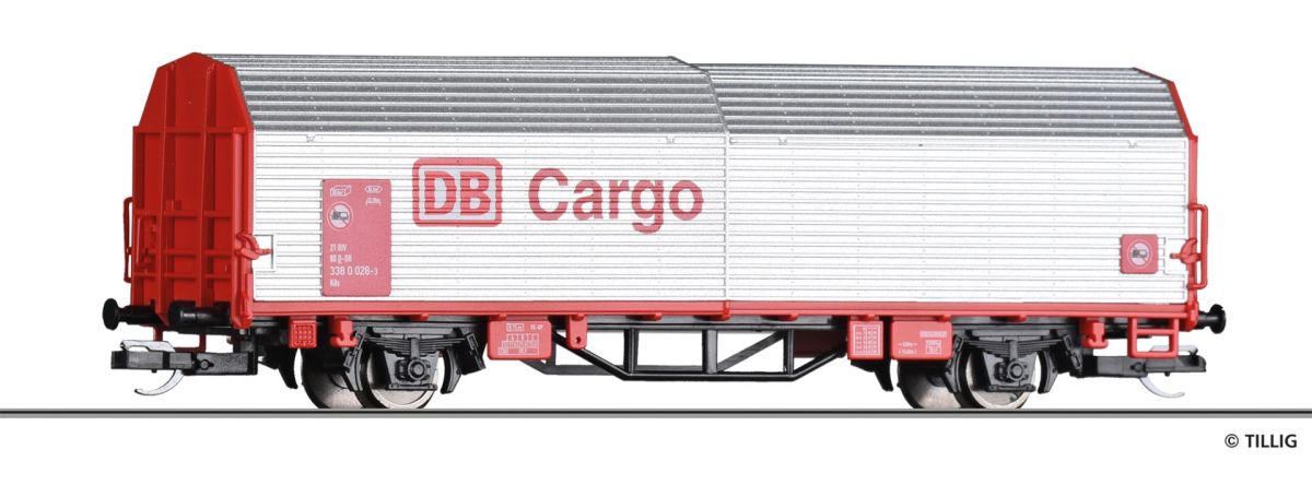 Tillig TT 14861 - Haubenwagen DB Cargo | Modellbahn | Modelleisenbahn