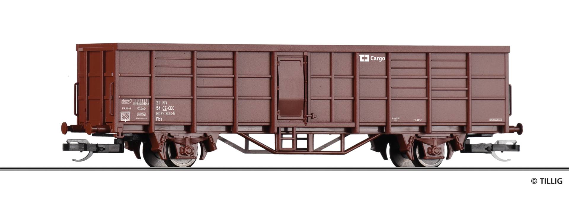 Tillig TT 14903 - START-Offener Güterwagen der ?D Cargo | Modellbahn | Modelleisenbahn