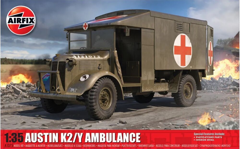 Airfix A1375 - Austin K2/Y Ambulance in 1:35 | Modellbau