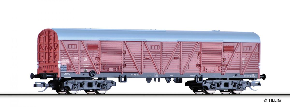 Tillig TT 15118 - Gedeckter Güterwagen DR | Modellbahn | Modelleisenbahn
