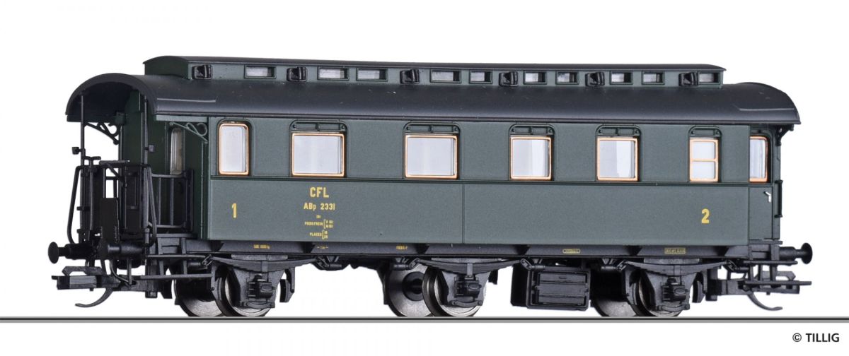 Tillig TT 16052 - Reisezugwagen CFL | Modellbahn | Modelleisenbahn