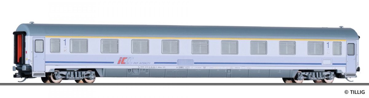 Tillig TT 16286 - Reisezugwagen PKP Intercity | Modellbahn | Modelleisenbahn