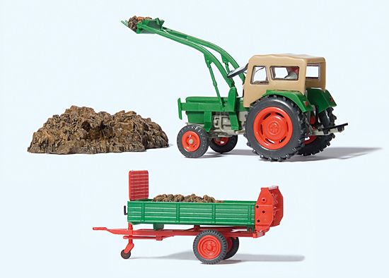 Preiser H0 (1:87) 17944 - Ackerschlepper Deutz D 6206 | Modellbahn | Modelleisenbahn