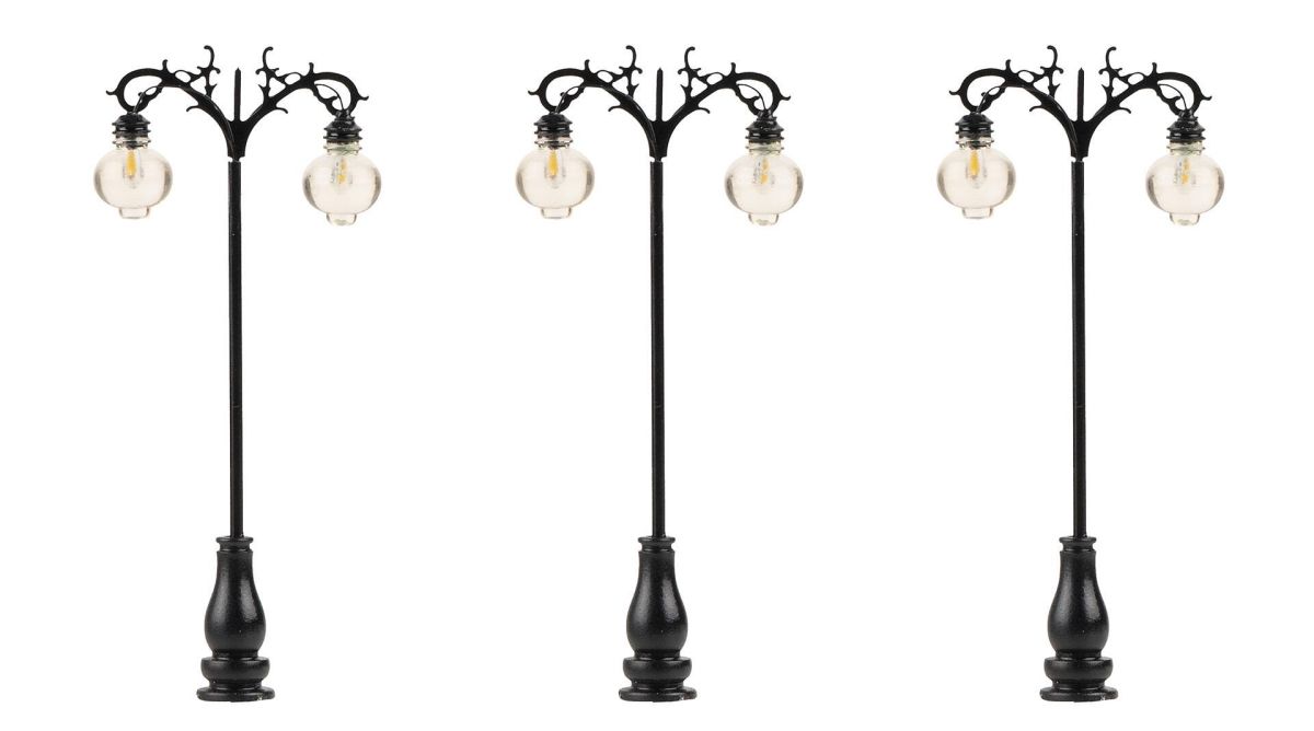 Faller H0 (1:87) 180107 - LED-Laterne, Hängeleuchten, 3 Stück | Modellbahn | Modelleisenbahn