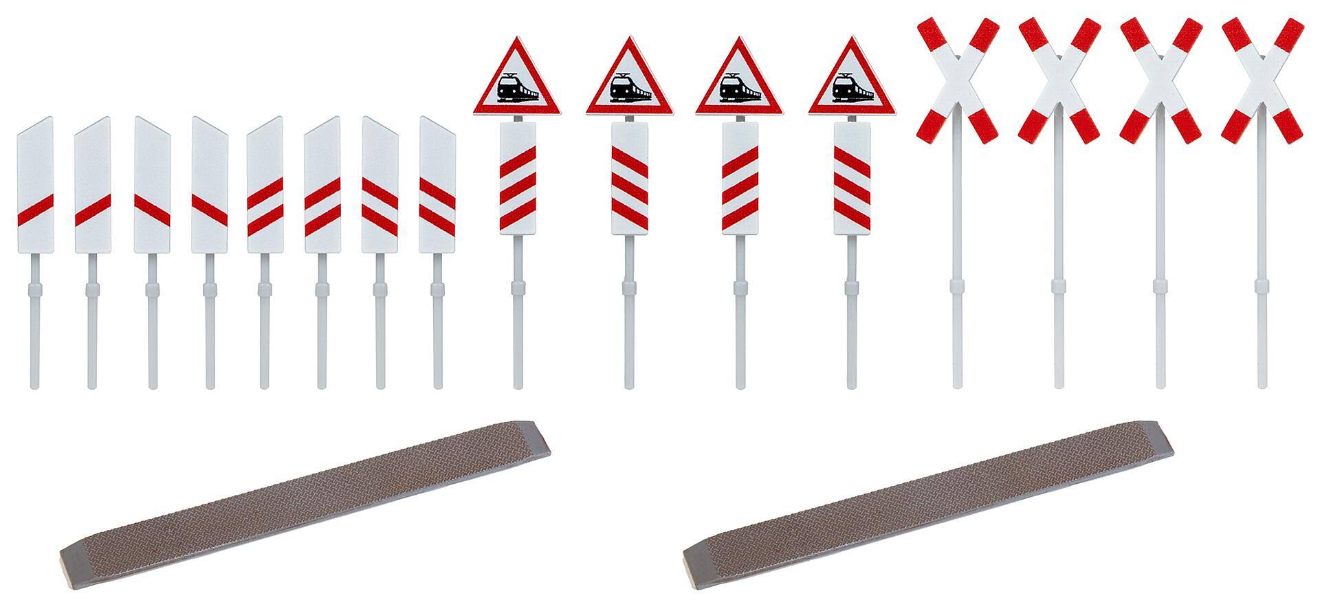 Faller H0 (1:87) 191831 - Unbeschrankter Bahnübergang | Modellbahn | Modelleisenbahn