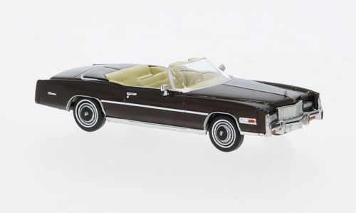 Brekina H0 (1:87) 19757 - Brekina, Cadillac Eldorado Convertible, dunkelbraun, 1976, 1:87 | Modellbahn | Modelleisenbahn