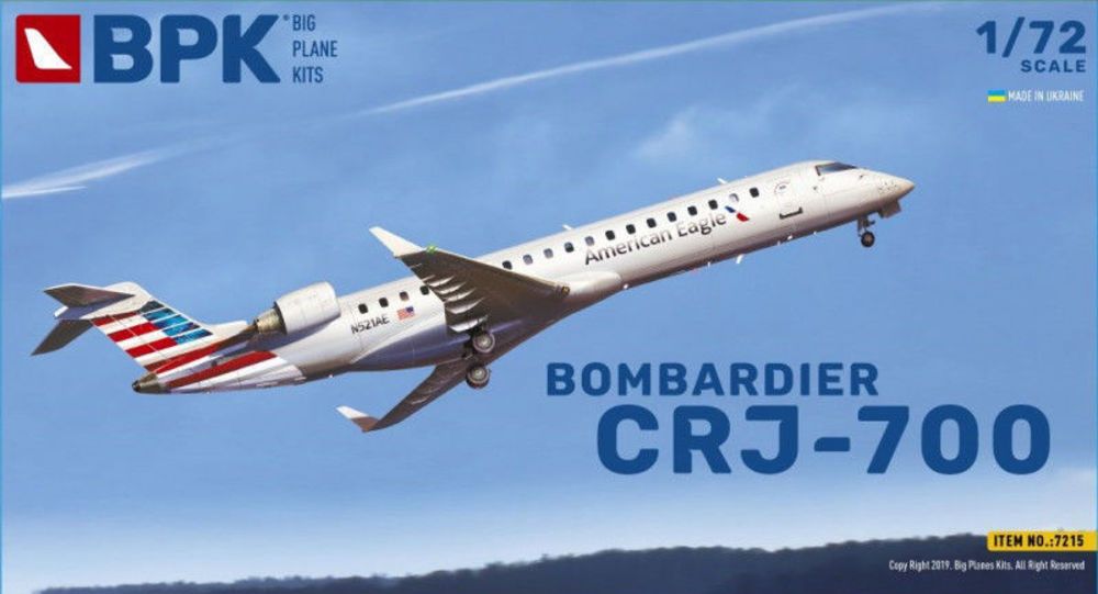 Big Planes Kits BPK7215 - 1:72 Bombardier CRJ-700 American Eagle | Modellbau