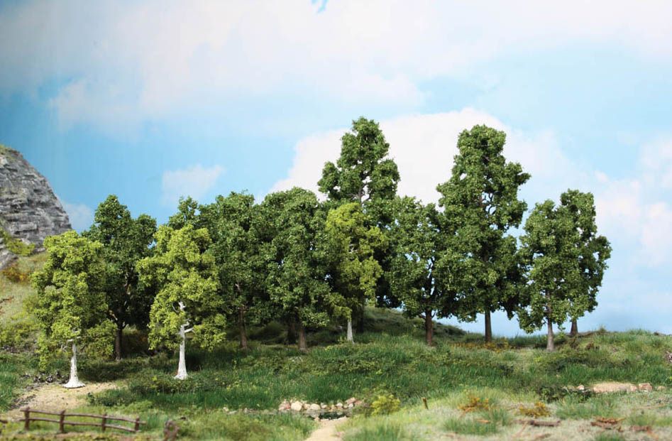 Heki 1991 - 15 Laubbäume 10-18 cm | Modellbahn | Modelleisenbahn