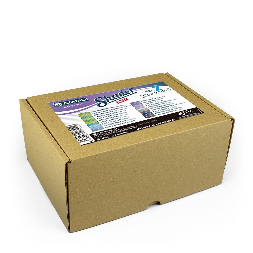 AMMO by MIG Jimenez A,MIG-7551 - AMMO Collections: Shaders Vol,2 Vivid colors | Modellbau