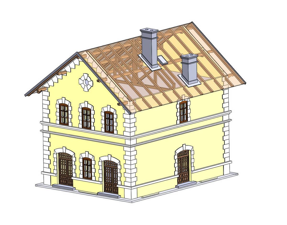 Igra Model TT 230025 - Bahnhof Hali? TT | Modellbahn | Modelleisenbahn